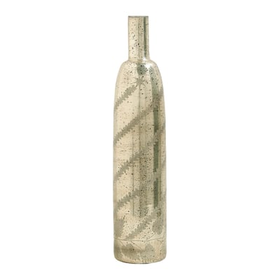 Bouteille décorative en verre BLANC D’IVOIRE
