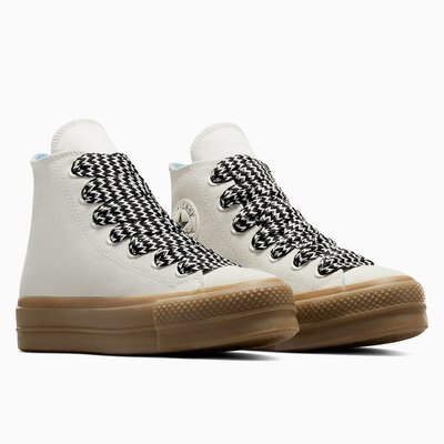 Converse all star cuir blanc La Redoute