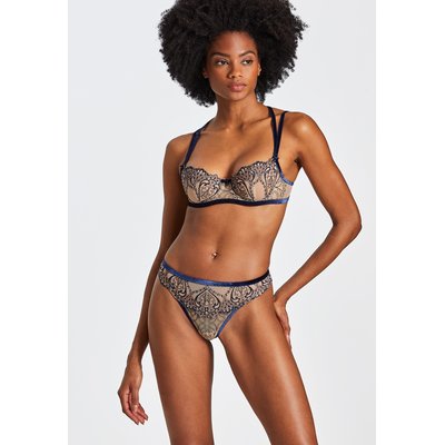 Soutien-gorge corbeille COEURS ENLACÉS Noir Serenade AUBADE