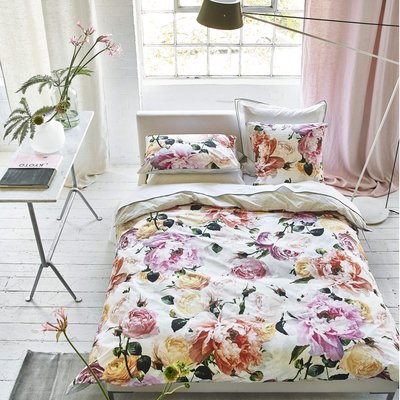 Housse de couette imprimée en percale de coton, TOURANGELLE DESIGNERS GUILD
