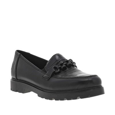 Mocassins cuir talon plat RIEKER