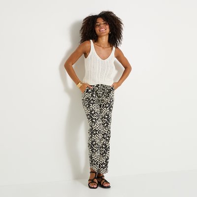 Pantalon fluide imprimé GRAIN DE MALICE