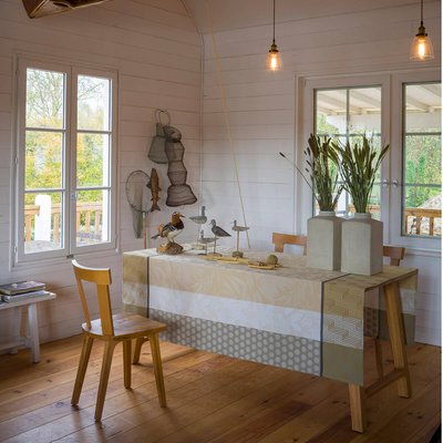 Nappe enduite en Coton, NATURE URBAINE LE JACQUARD FRANCAIS