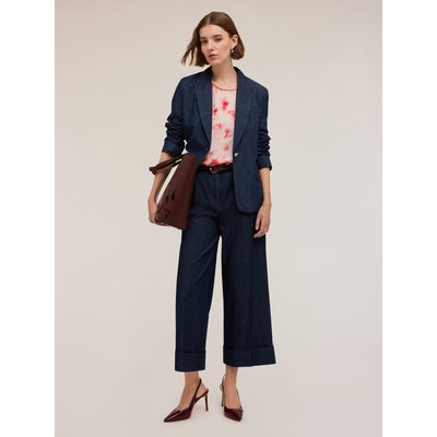 Blazer in denim misto lyocell senza fodera interna MOTIVI