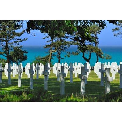 Tableau Mural Cimetière Américain De Colleville-sur-mer CLASSIQUE INTEMPOREL CEANOTHE