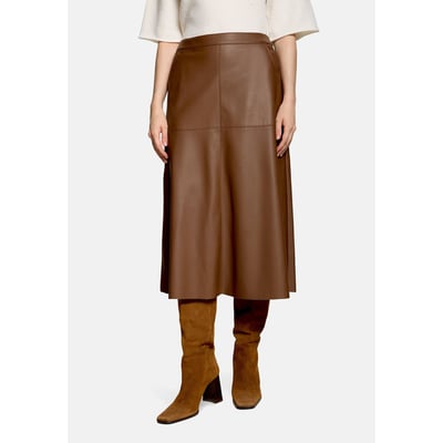 Jupe de coupe trapèze unicolore BETTY BARCLAY