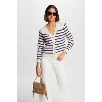 Gilet manches longues rayé MORGAN