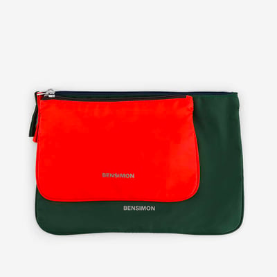Lot de petites pochettes zippées en nylon recyclé ZIP POCKET SET BENSIMON