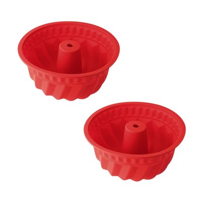 Lot de 2 moules à kouglofs FLEXXIBEL LOVE DR OETKER