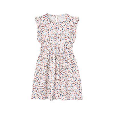 Robe en seersucker à volants VERTBAUDET
