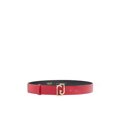 Ceinture rouge avec logo LIU JO