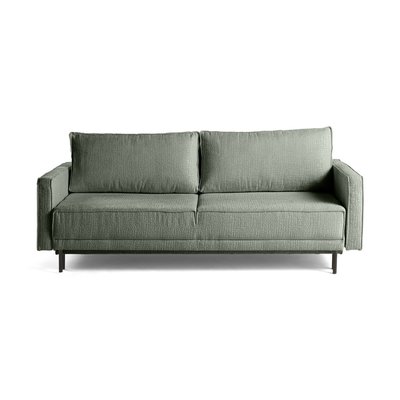 Canapé Convertible en Tissu velours relief 3 places - CHARLIE LISA DESIGN