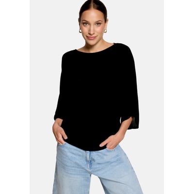 Pull-over en fine maille manches courtes ZERO
