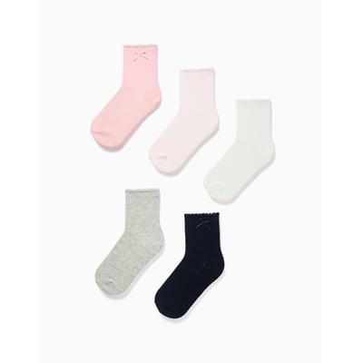 Lot de 5 paires de chaussettes avec tiges ondulées ZIPPY
