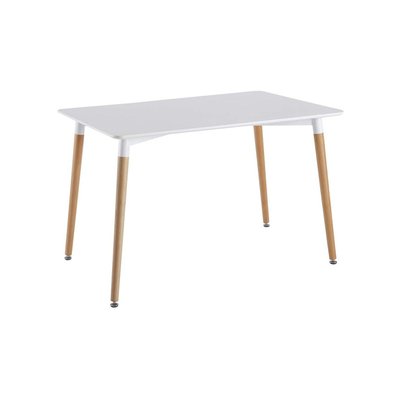 Table repas rectangulaire scandinave 115 x 75 cm CMP