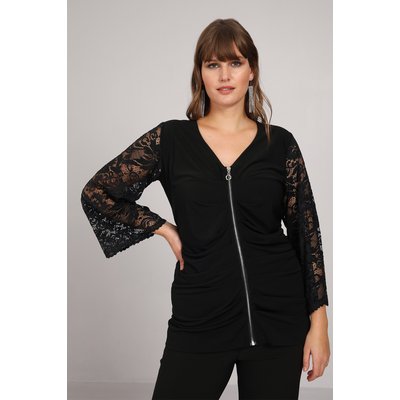 Veste en maille et dentelle JEAN-MARC PHILIPPE