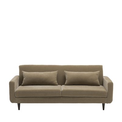 Canapé convertible 3 places en tissu chenille - Stay DRAWER