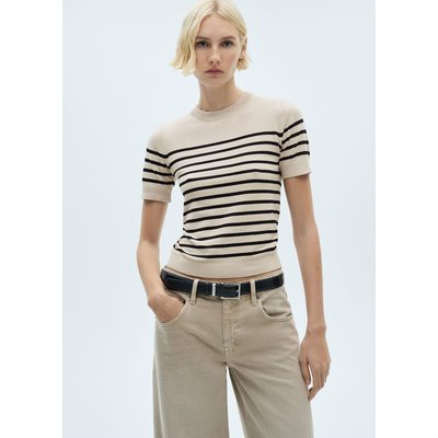 Pull-over maille fine manches courtes MANGO