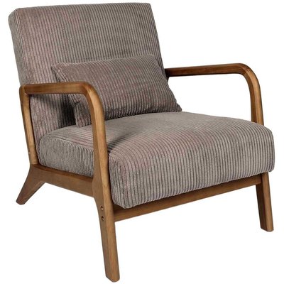 Fauteuil détente en velours côtelé Scott CMP