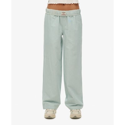 Pantalon Rayé Coton Bio Coupe Droite SUPERDRY