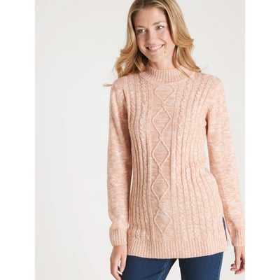 Pull col montant maille torsadée DAXON