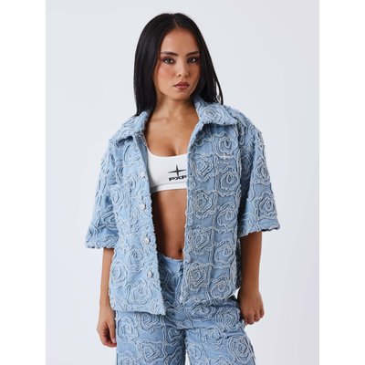 Chemise en denim manches courtes Cloudy PROJECT X