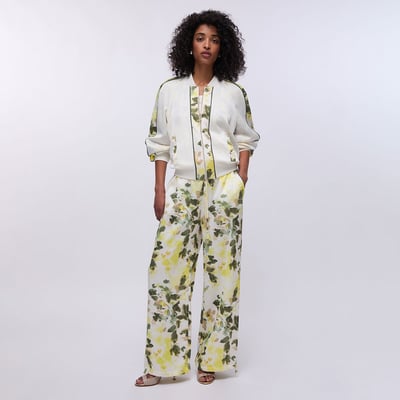 Pantalon en satin imprimé LIU JO