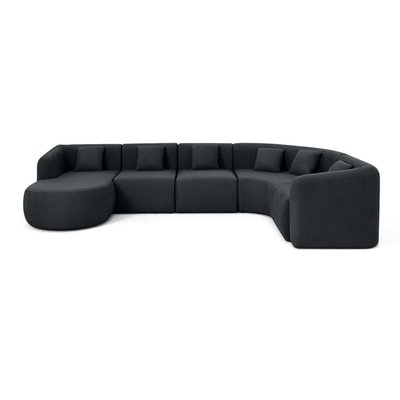 Canapé d'Angle gauche en Tissu 6 places - IKARE LISA DESIGN