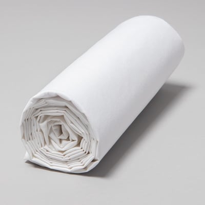 Drap housse percale de coton lavé 120 fils - 300TC PARIS COTTON & CO