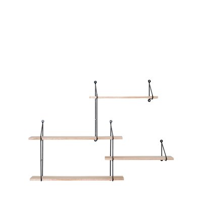 Etagère murale en bois et métal - HARLEM HOUSE NORDIC