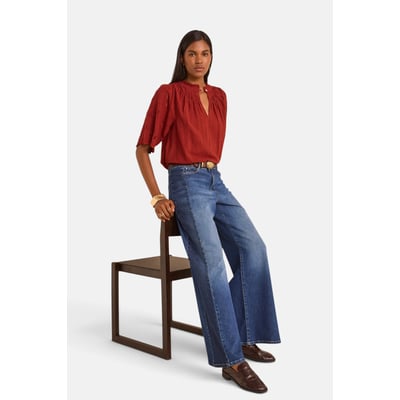 Jean bicolore extra large en coton SAVANA Maison 123