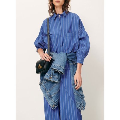Provencia Striped Pleated Trousers with Wide Leg SESSUN
