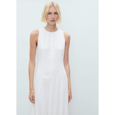 Robe longue ballon MANGO