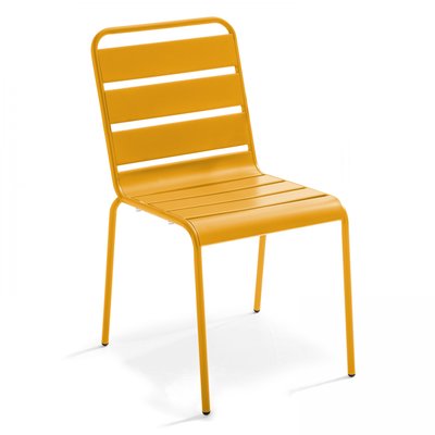 Chaise style industriel en métal, PALAVAS OVIALA
