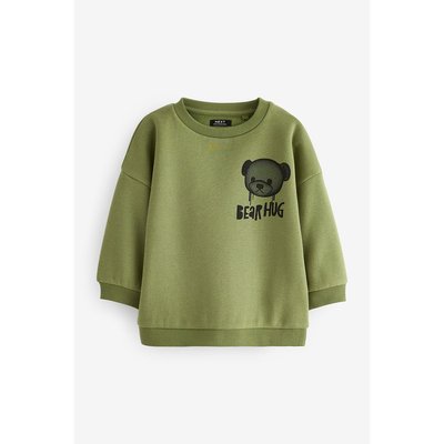 Sweat ras du cou avec imprimé placé au dos NEXT