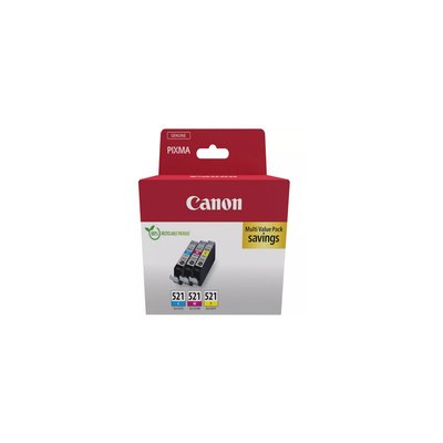 Cartouche d'encre CLI-521 3 couleur CMJ CANON