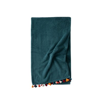 Drap de bain coton ECLATS CARRE BLANC