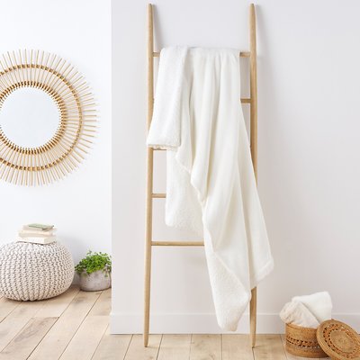 Plaid in fleece en sherpa, Mild LA REDOUTE INTERIEURS