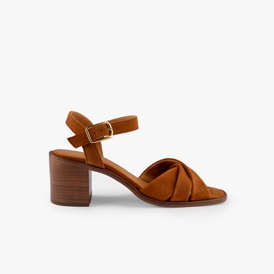 Sandales cuir velours ANTONELLA MAISON TOUFET