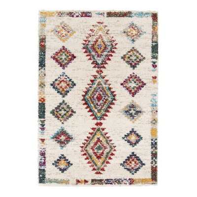 Tapis shaggy design doux et volumineux de style ethnique SIROCCO AFK LIVING