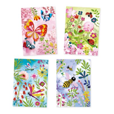 Tableau à pailleter Papillons à paillettes DJECO