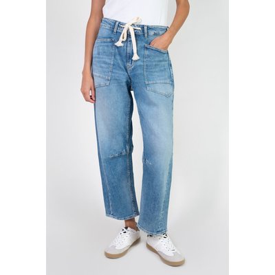Jeans loose, large balloon taille haute, longueur 34 LE TEMPS DES CERISES