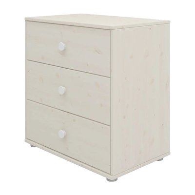 Commode 3 tiroirs pin massif FLEXA