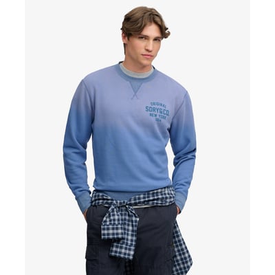 Sweatshirt Col Rond Block Text SUPERDRY