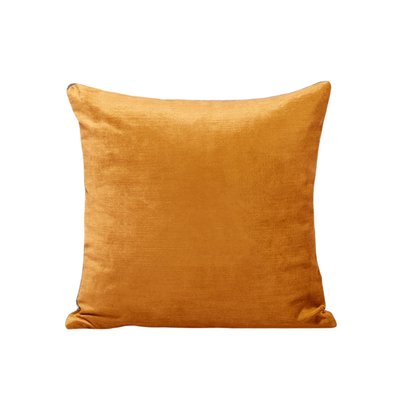 Housse de coussin en Velours de coton satiné bicolore  CASTIGLIONE MADURA