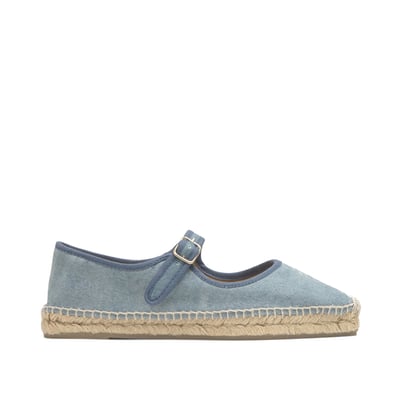 Espadrilles plates style Mary-Jane en coton PADUA PLATFORM CASTANER