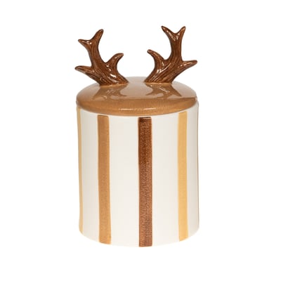 Boîte cerf en céramique H20 cm AMADEUS