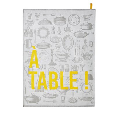Torchon en Coton, À TABLE LE JACQUARD FRANCAIS