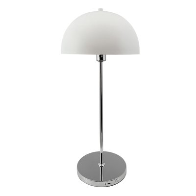 Lampe à poser en blanc/chrome LAGO DYBERG LARSEN