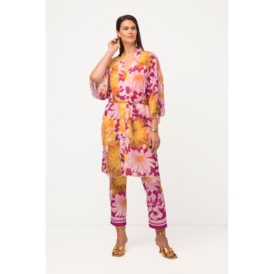 Kimono. Imprimé floral. Ceinture à nouer. ULLA POPKEN
